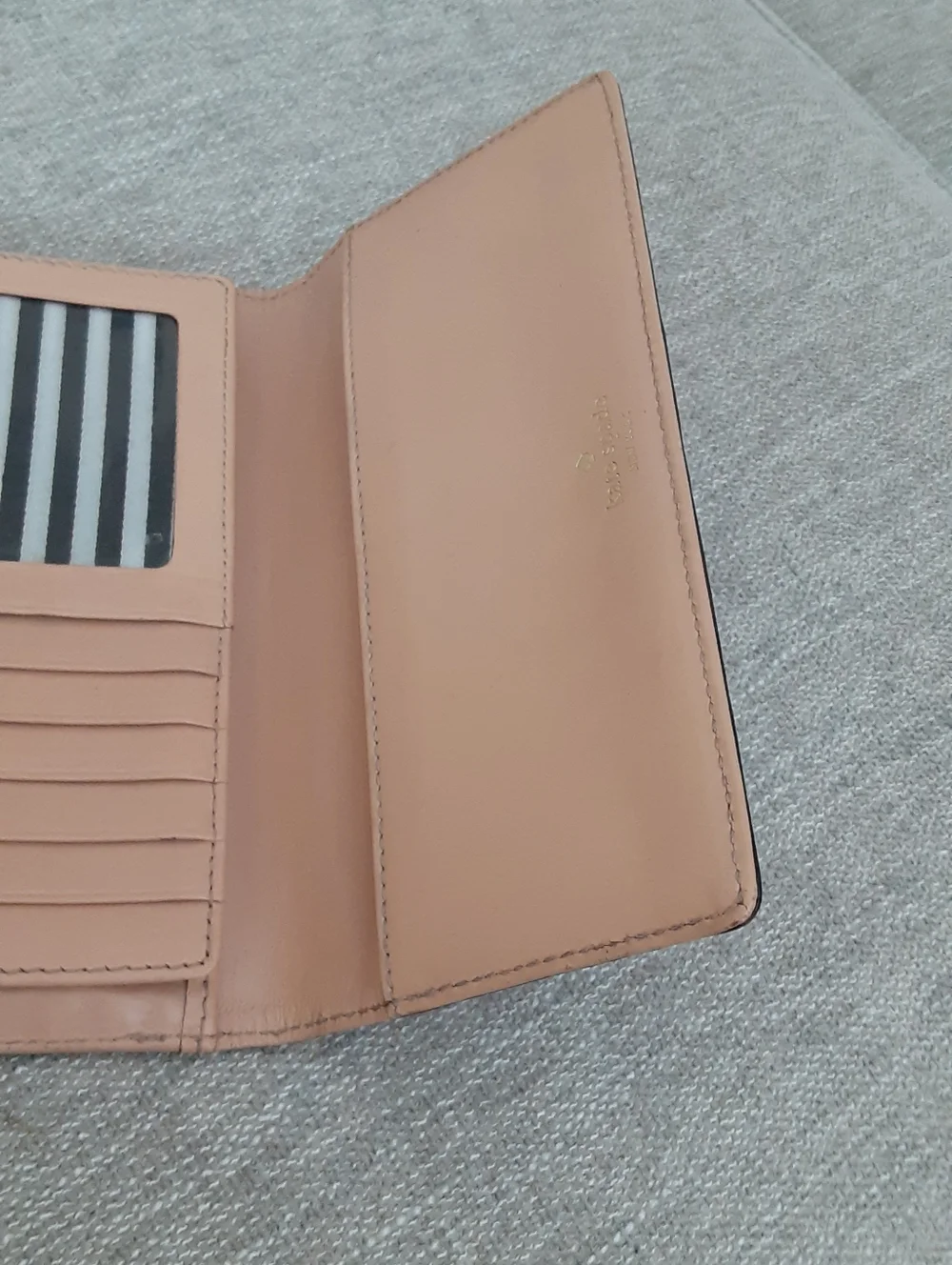 Kate Spade Blue Leather Wallet , Women's Clutch
